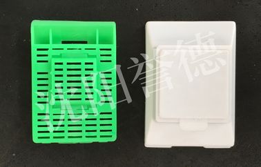 중국 카세트, 적당한 녹색 병리 카세트 디자인을 가공하는 큰 크기 조직 협력 업체
